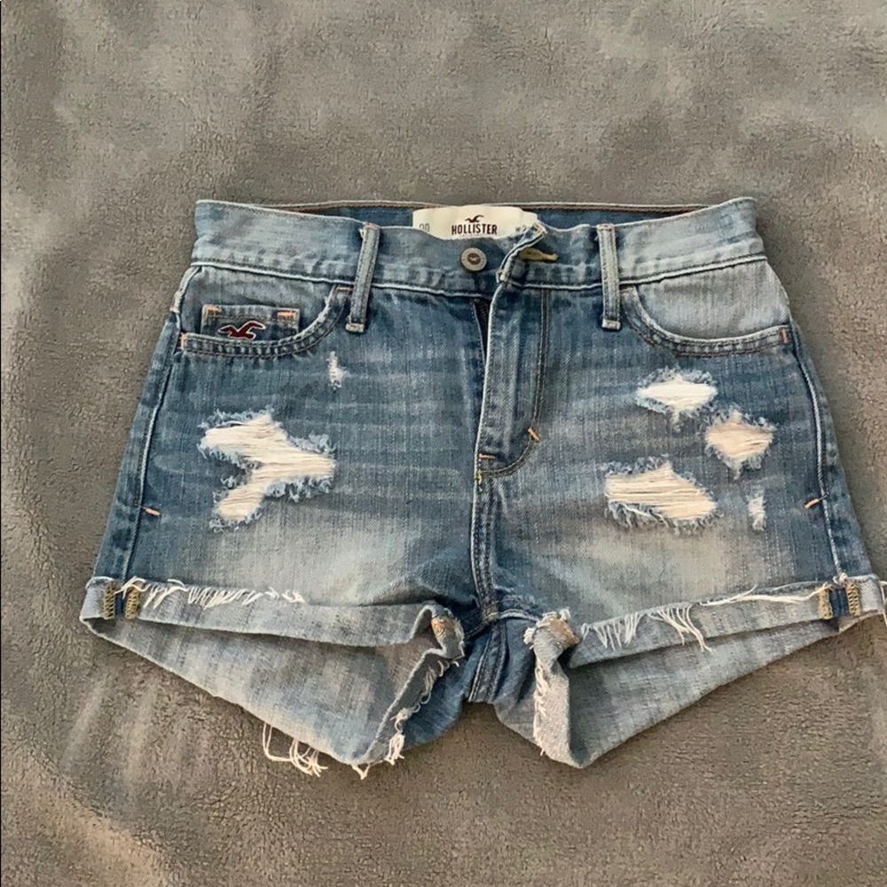 Hollister denim shorts
